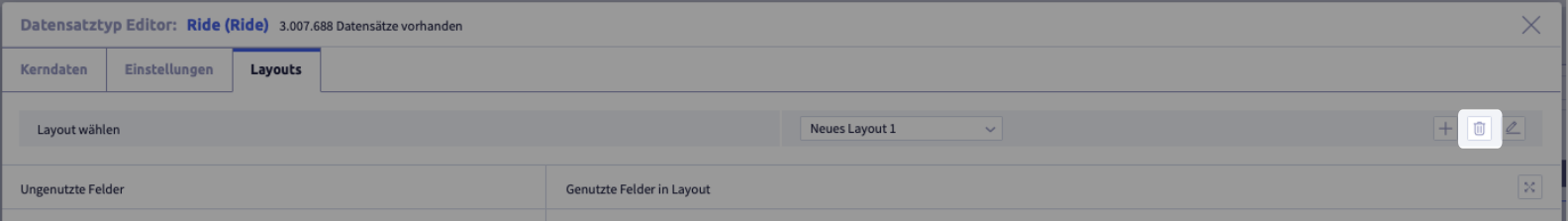 Layout Remove Datensatztypen verwalten - Cortex-InformationsPlattform Online ...